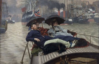The Thames by James Jacques Joseph Tissot